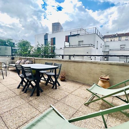 Bel Appartement Avec Terrasse Pantin Exterior photo